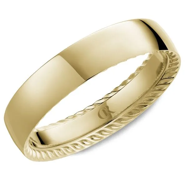 Mens CR Collection 5mm High Polish Wedding Band Elgin's Fine Jewelry Baton Rouge, LA