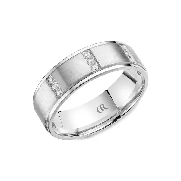 Mens CR Collection 7mm Diamond Wedding Band Elgin's Fine Jewelry Baton Rouge, LA