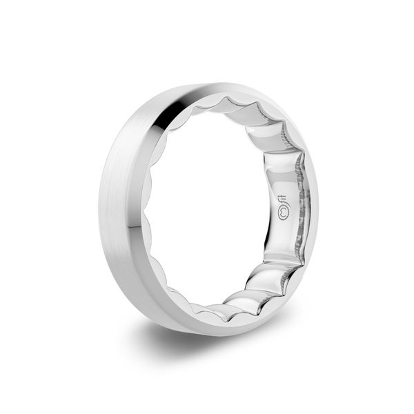14kt White Gold M-Fit Wedding Band Image 2 Elgin's Fine Jewelry Baton Rouge, LA