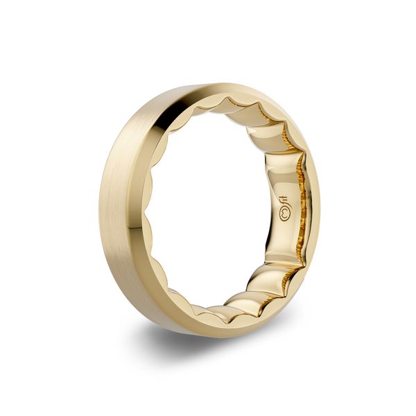 14kt Yellow Gold M-Fit Wedding Band Image 2 Elgin's Fine Jewelry Baton Rouge, LA
