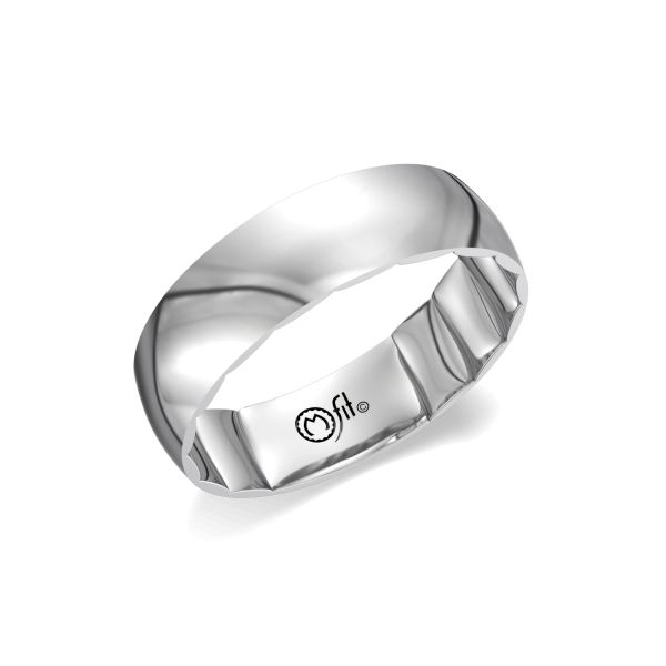 14kt White Gold M-Fit Wedding Band Elgin's Fine Jewelry Baton Rouge, LA
