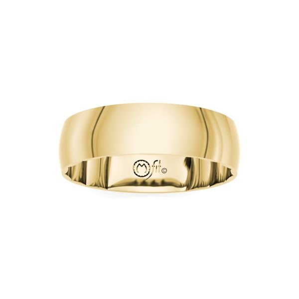 14kt White Gold M-Fit Wedding Band Image 3 Elgin's Fine Jewelry Baton Rouge, LA