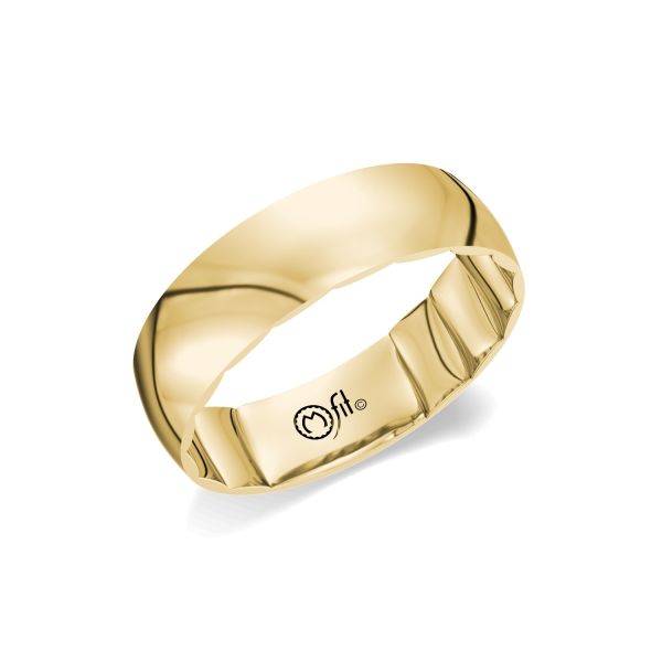 14kt White Gold M-Fit Wedding Band Elgin's Fine Jewelry Baton Rouge, LA