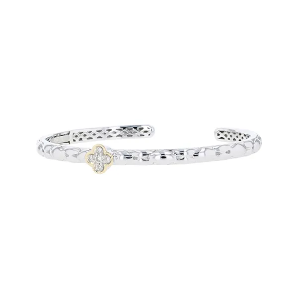 PiyaRo Sterling Silver and Gold Diamond Bracelet Elgin's Fine Jewelry Baton Rouge, LA