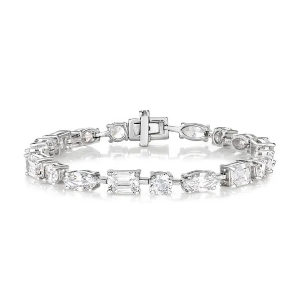 Anna Zuckerman SS Multi Shape Bracelet Elgin's Fine Jewelry Baton Rouge, LA