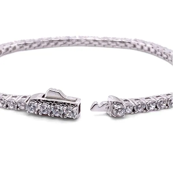 Anna Zuckerman Sterling Silver and Crystalline Anastasia Tennis Bracelet Image 2 Elgin's Fine Jewelry Baton Rouge, LA