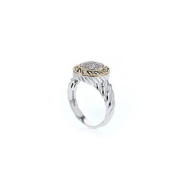 Piyaro Sterling Silver and 14K Yellow Gold Ring Image 3 Elgin's Fine Jewelry Baton Rouge, LA