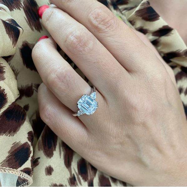 Anna Zuckerman Sterling Silver and Diamond White Crystalline Grace Ring Image 2 Elgin's Fine Jewelry Baton Rouge, LA