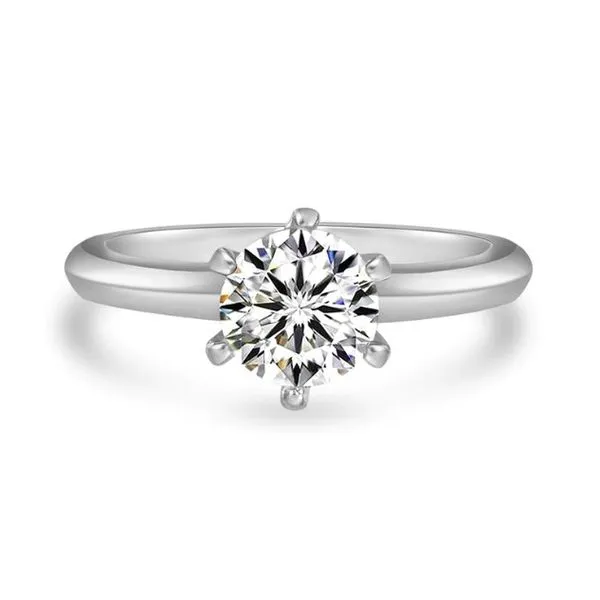 Anna Zuckerman Diamond Crystalline Solitaire Engagement Ring Elgin's Fine Jewelry Baton Rouge, LA