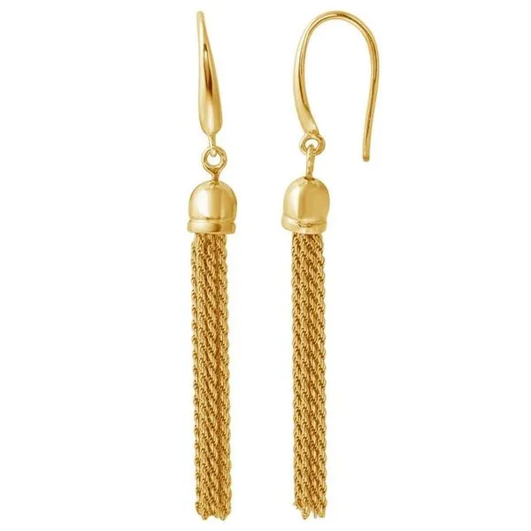 Sterling Silver Gold Finish Earrings Elgin's Fine Jewelry Baton Rouge, LA