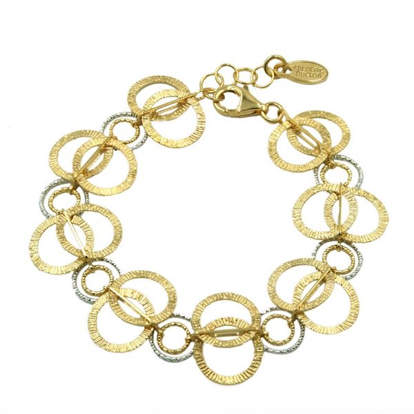 Gold Finish Sterling Silver Bracelet Elgin's Fine Jewelry Baton Rouge, LA