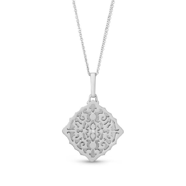 Sterling Silver and Diamond Locket Elgin's Fine Jewelry Baton Rouge, LA