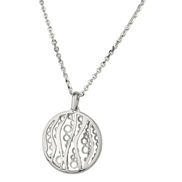 Sterling Silver Wave Runner Necklace Elgin's Fine Jewelry Baton Rouge, LA