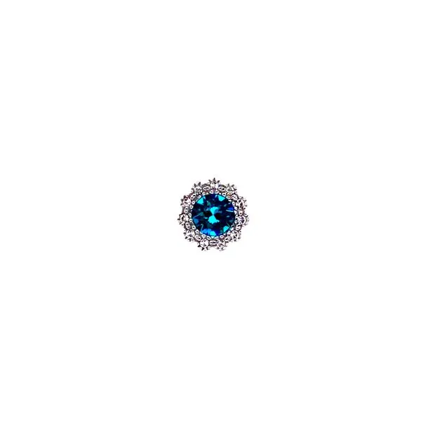Sterling Silver December Birthstone Pendant Elgin's Fine Jewelry Baton Rouge, LA