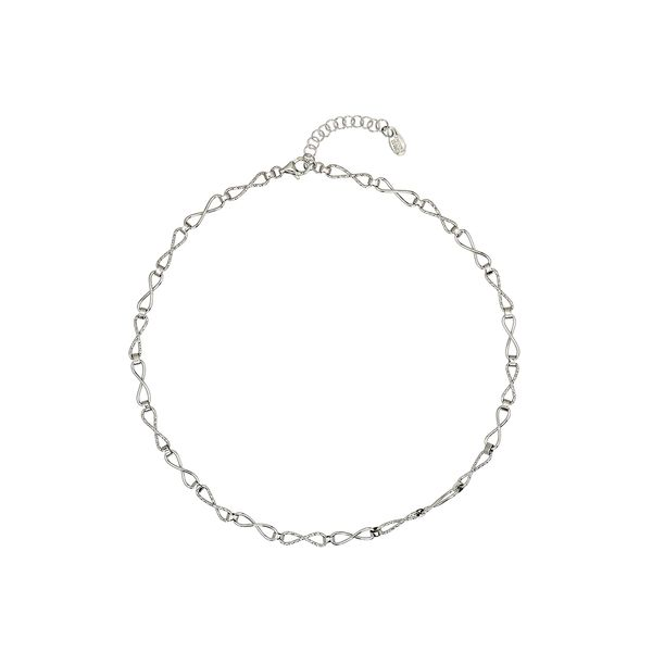 Sterling Silver Infinity Link Necklace Elgin's Fine Jewelry Baton Rouge, LA
