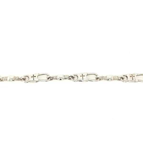 Men's Sterling Silver Fisher of Men Bracelet Image 2 Elgin's Fine Jewelry Baton Rouge, LA