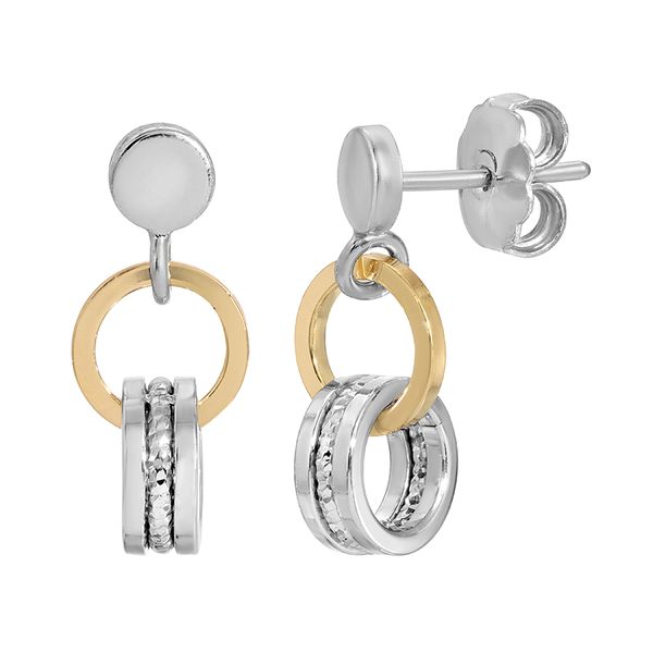Frederic Duclos Finish Barrel Earrings Elgin's Fine Jewelry Baton Rouge, LA