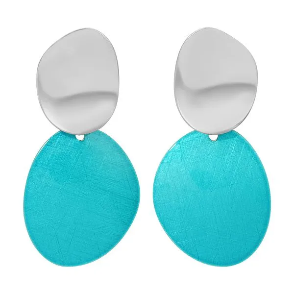 Frederic Duclos Ocean Blue Earrings Elgin's Fine Jewelry Baton Rouge, LA