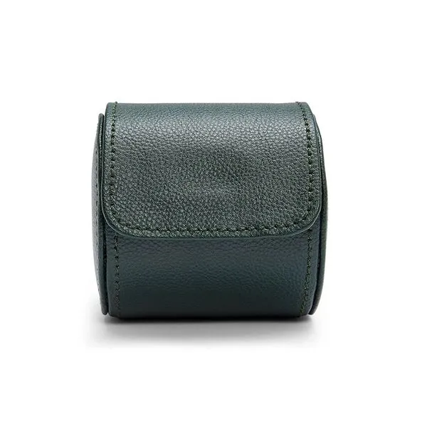 British Racing Green Single Watch Roll Image 3 Elgin's Fine Jewelry Baton Rouge, LA