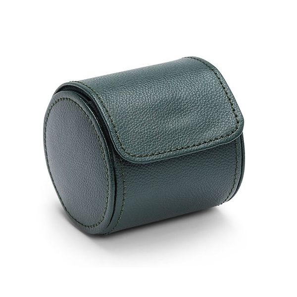 British Racing Green Single Watch Roll Elgin's Fine Jewelry Baton Rouge, LA