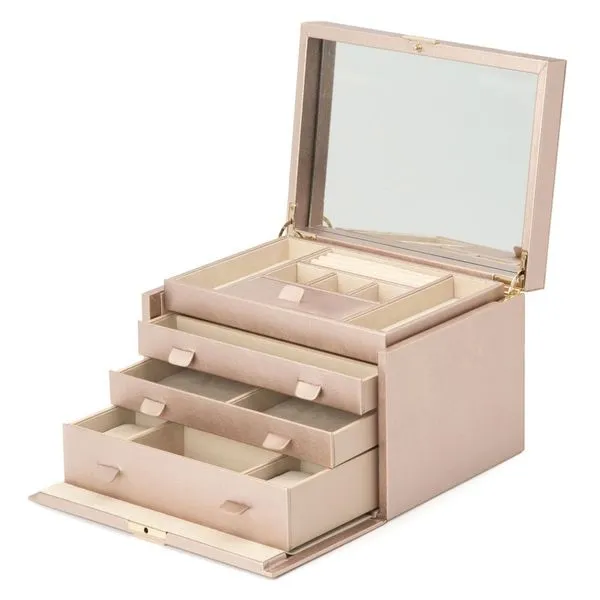 Palermo Large Jewelry Box in Rose Gold Image 3 Elgin's Fine Jewelry Baton Rouge, LA