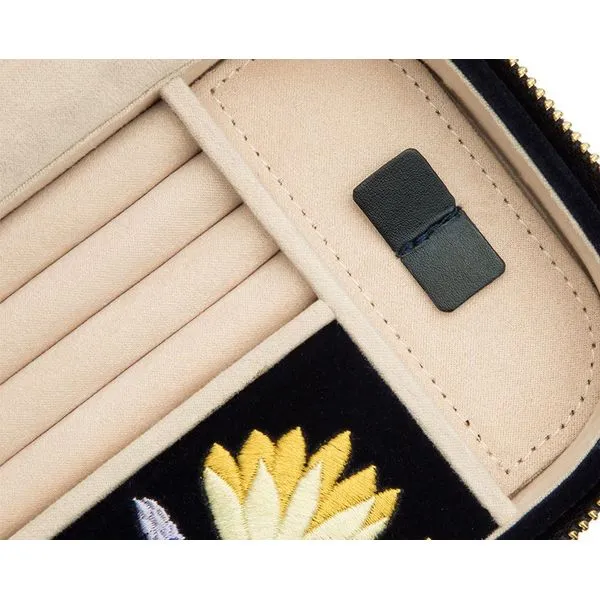 Zoe Travel Zip Case in Indigo Image 5 Elgin's Fine Jewelry Baton Rouge, LA