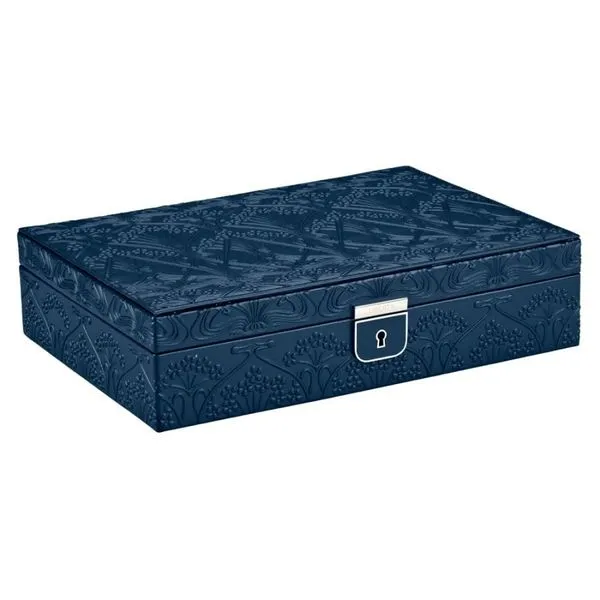 WOLF X LIBERTY All Over Lanthe Medium Jewelry Box - Navy Image 2 Elgin's Fine Jewelry Baton Rouge, LA