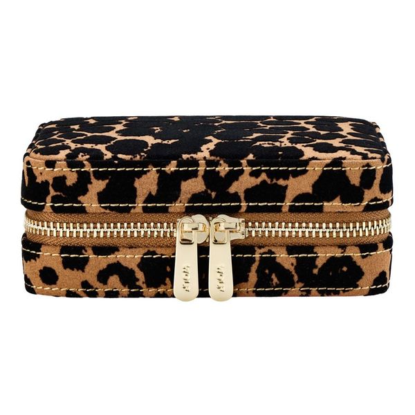 Savanna Leopard Print Jewelry Zip Case Elgin's Fine Jewelry Baton Rouge, LA