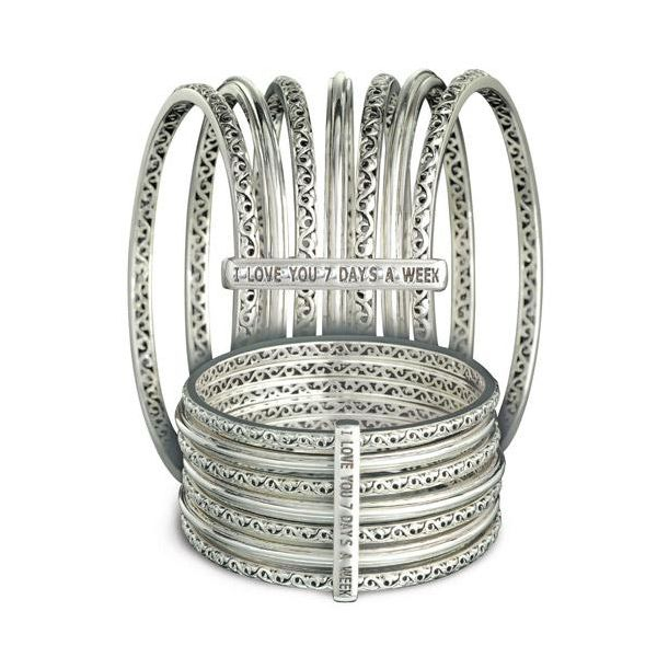 Charles Krypell Sterling Silver Bangle Bracelet Elgin's Fine Jewelry Baton Rouge, LA