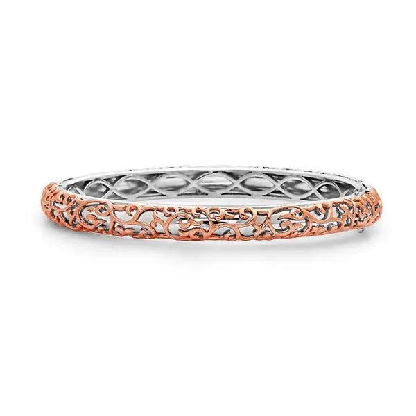 Charles Krypell Sterling Silver and 18kt Rose Gold Elgin's Fine Jewelry Baton Rouge, LA