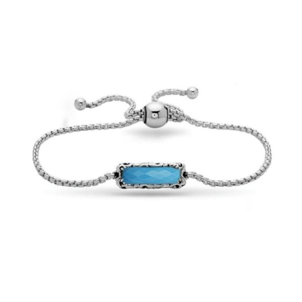 Charles Krypell Sterling Silver Gemstone Bracelet Elgin's Fine Jewelry Baton Rouge, LA