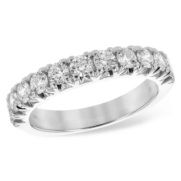 14K White Gold Diamond Anniversary Ring Ellsworth Jewelers Ellsworth, ME