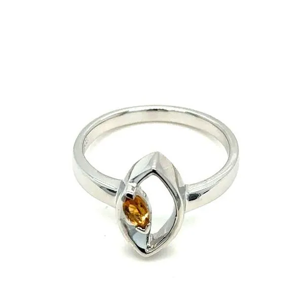 Sterling Silver Golden Citrine Fashion Ring Ellsworth Jewelers Ellsworth, ME