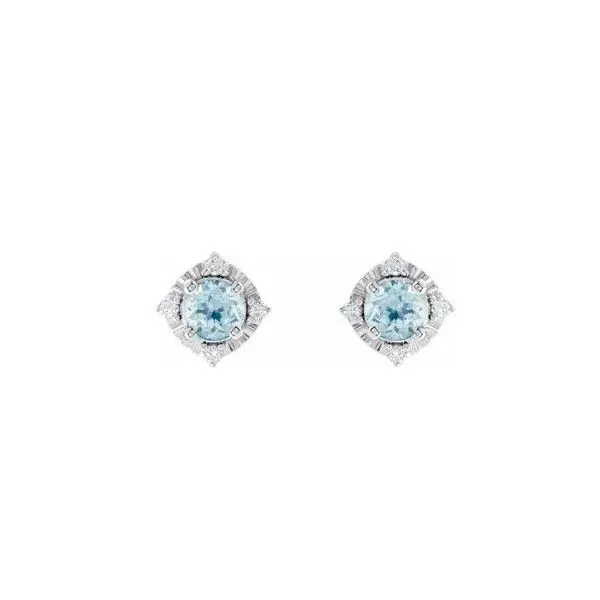 SKY BLUE TOPAZ EARRINGS Image 2 Ellsworth Jewelers Ellsworth, ME