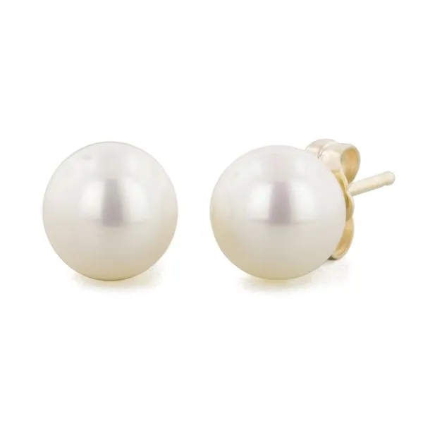 8MM AKOYA PEARL STUD EARRINGS Ellsworth Jewelers Ellsworth, ME