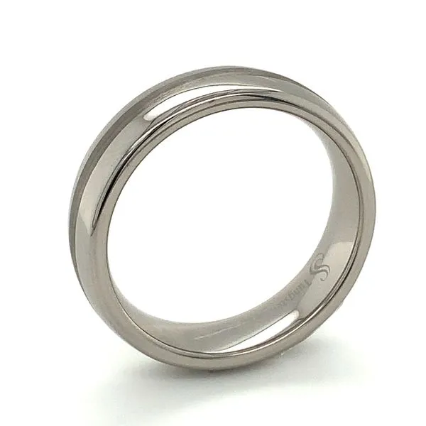 Tungsten Wedding Band Image 2 Ellsworth Jewelers Ellsworth, ME