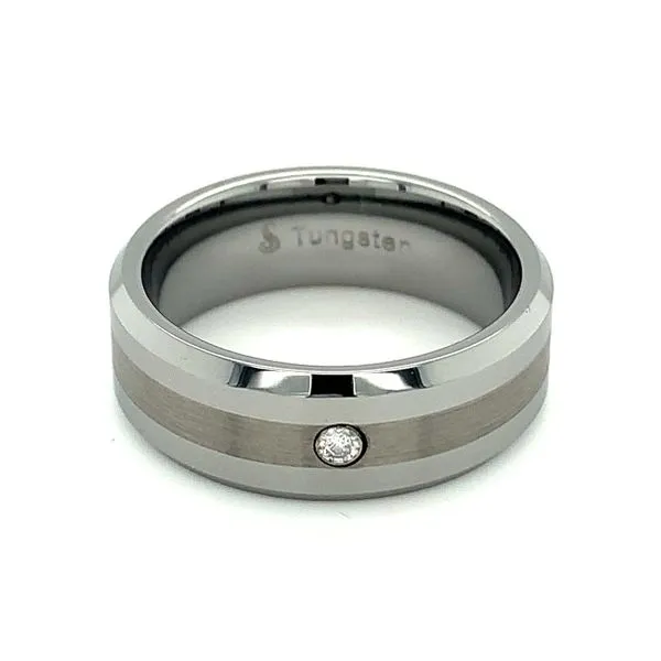 Tungsten Wedding Band Image 2 Ellsworth Jewelers Ellsworth, ME