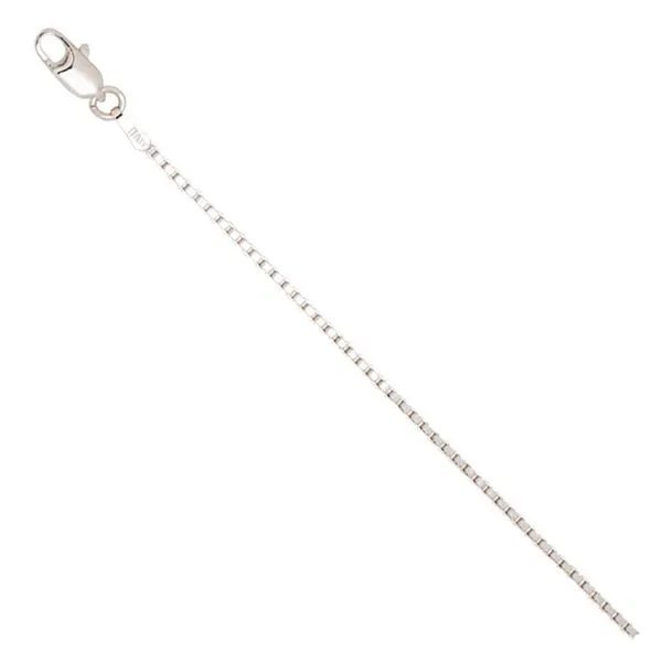 14K White Gold Box Chain Ellsworth Jewelers Ellsworth, ME