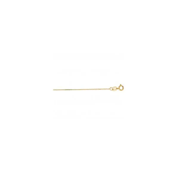 14K Yellow Gold Flat Cable Chain Ellsworth Jewelers Ellsworth, ME