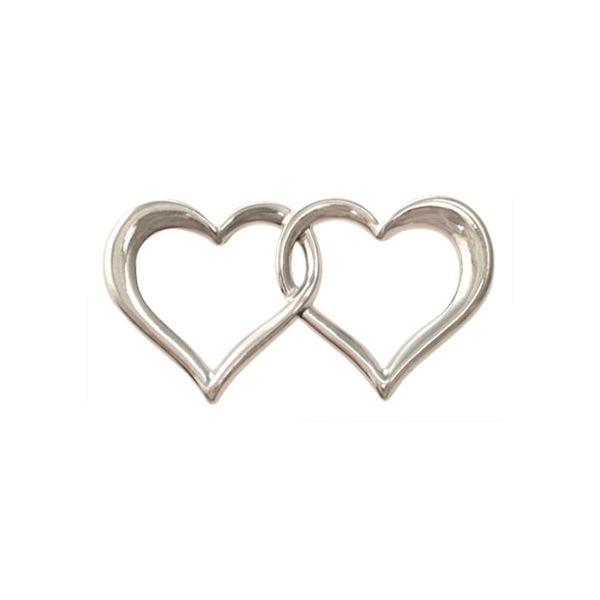 Sterling Silver Double Heart Swap Top Bracelet Ellsworth Jewelers Ellsworth, ME
