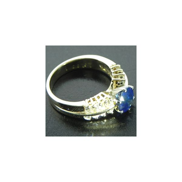 14K Yellow Gold Sapphire Estate Ring Image 2 Ellsworth Jewelers Ellsworth, ME