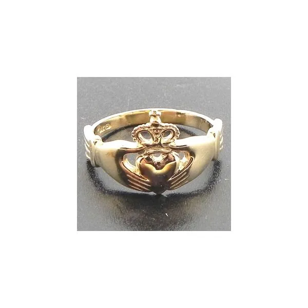 14K Yellow Gold Claddagh Estate Ring Ellsworth Jewelers Ellsworth, ME