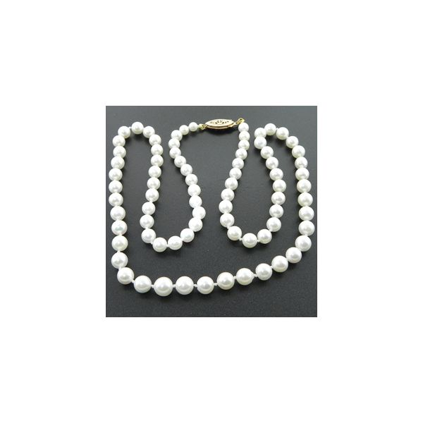 Estate Cultured Pearl Strand Necklace Ellsworth Jewelers Ellsworth, ME