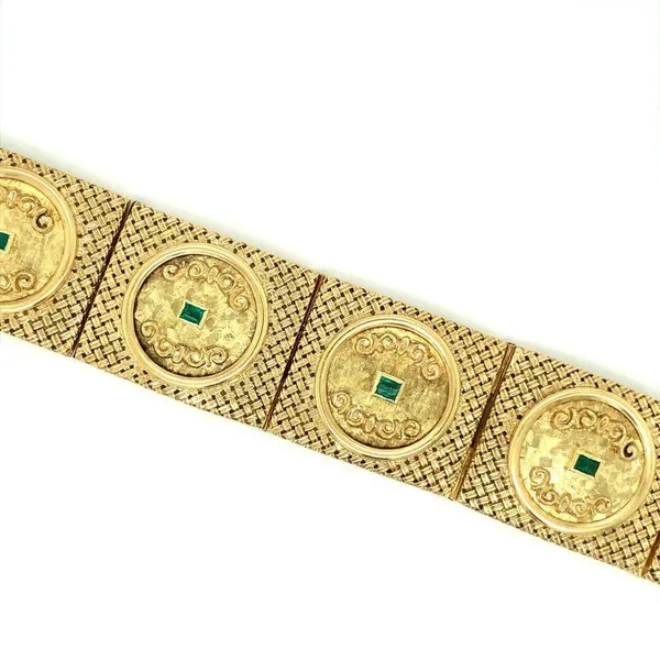 18K Yellow Gold Estate Bracelet Image 2 Ellsworth Jewelers Ellsworth, ME
