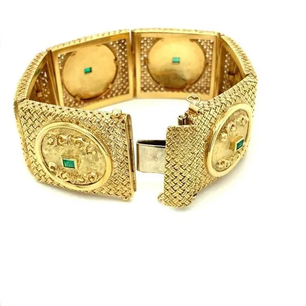 18K Yellow Gold Estate Bracelet Image 3 Ellsworth Jewelers Ellsworth, ME