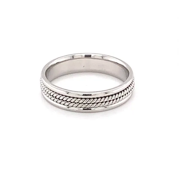 Platinum Estate Men's Designer Band Image 2 Ellsworth Jewelers Ellsworth, ME