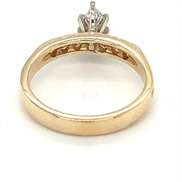 14K Yellow Gold Engagement Ring Image 3 Ellsworth Jewelers Ellsworth, ME