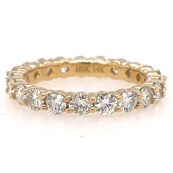 14K Yellow Gold Diamond Eternity Band ( 2.12 total carat weight) E.M. Smith Family Jewelers Chillicothe, OH