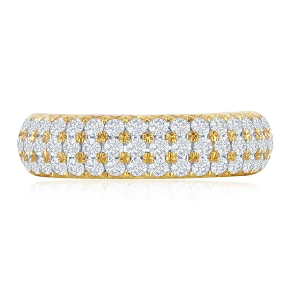 Tripple Row Diamond Band E.M. Smith Family Jewelers Chillicothe, OH