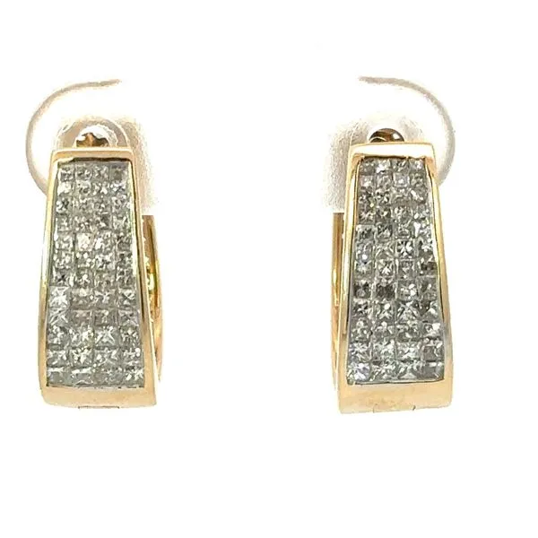 14KY Diamond Hoops E.M. Smith Family Jewelers Chillicothe, OH